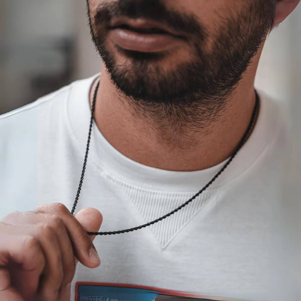 Tali Kalung Panjang Pria Kalun - Cuban Link Chain 12Mm ulasan dan harga